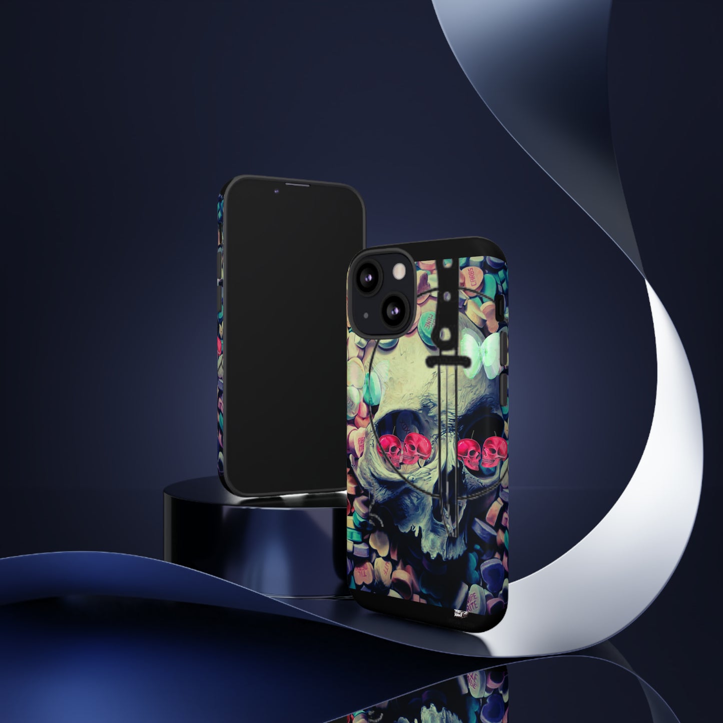 Skull Pink-Eyes Case