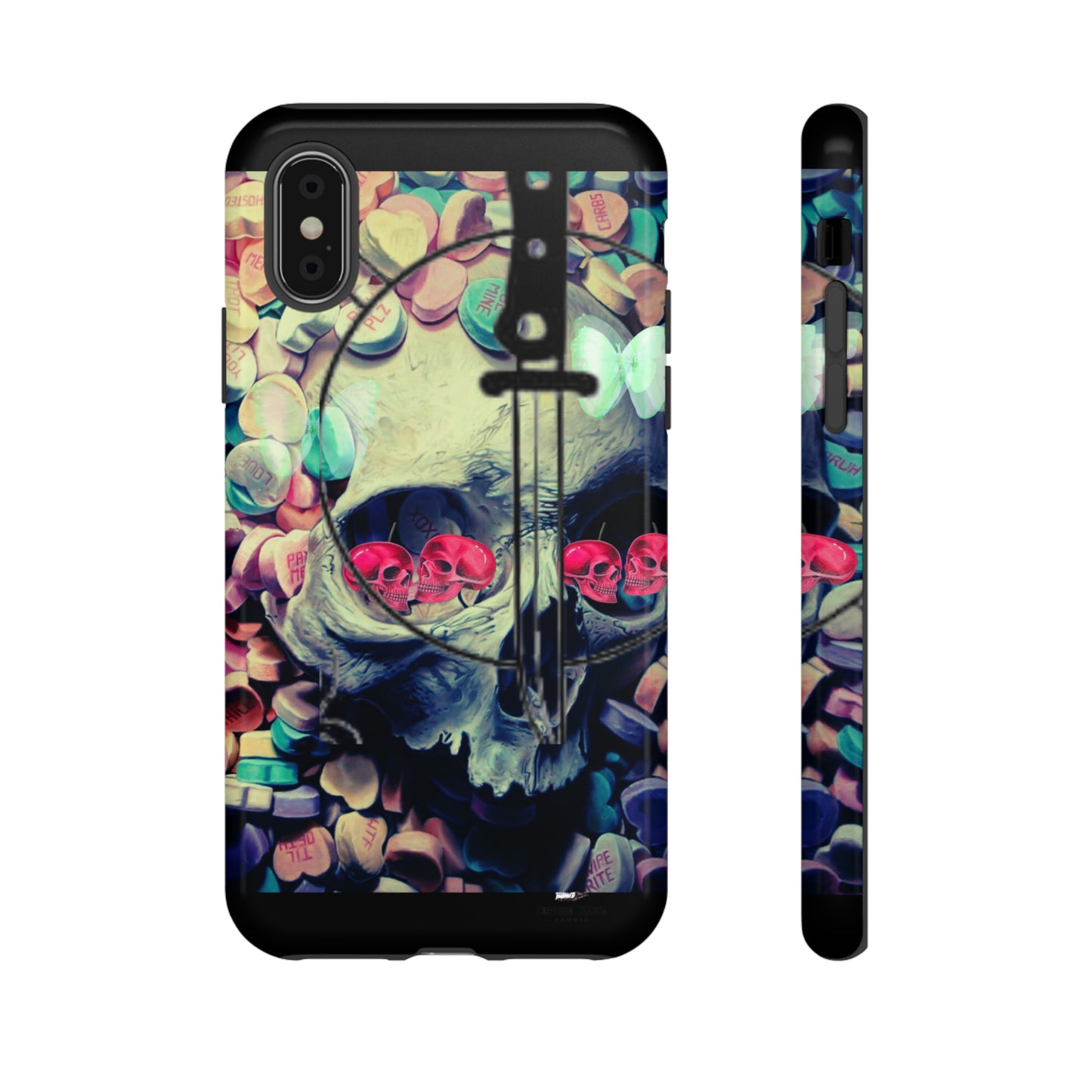 Skull Pink-Eyes Case