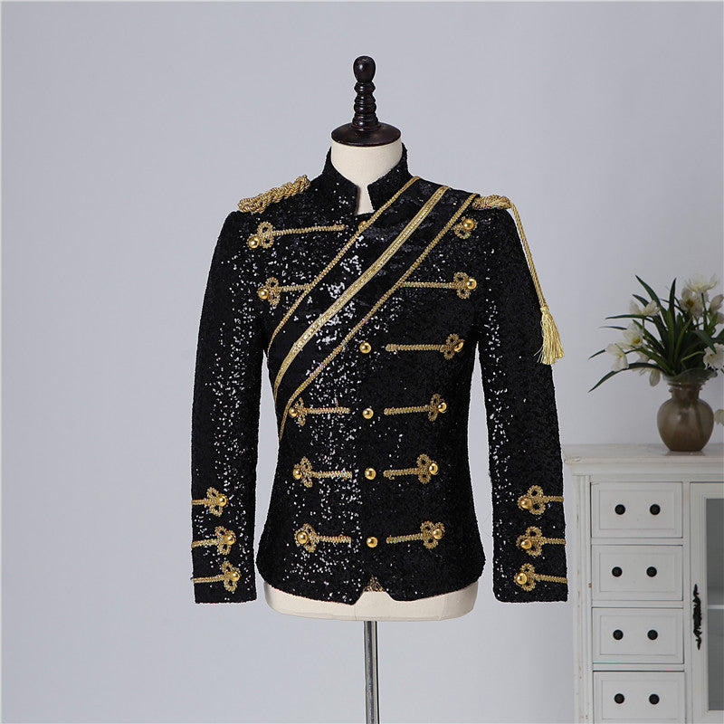 Black Parade Sequined Coat