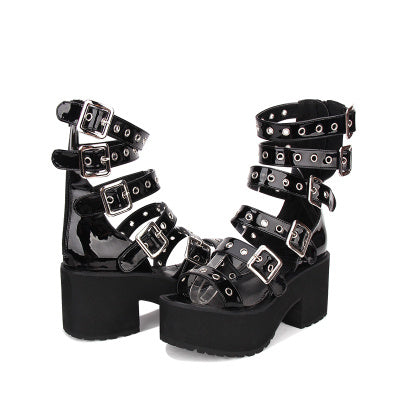 Platform Sandals Goth High Heels