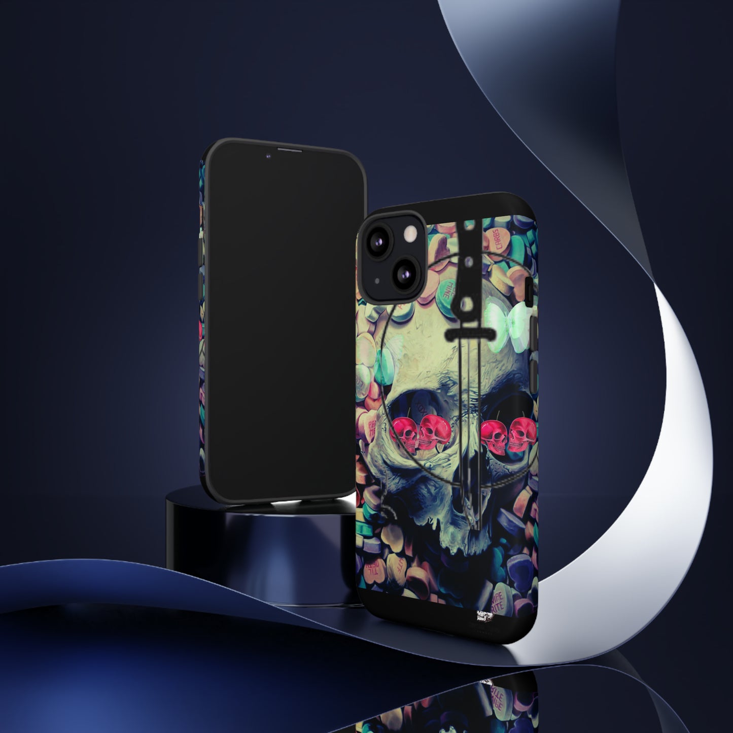 Skull Pink-Eyes Case