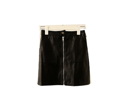 Rulebreaker Faux Leather Skirt