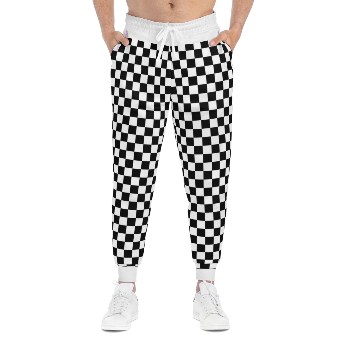 Run Like Hell Checkered Joggers