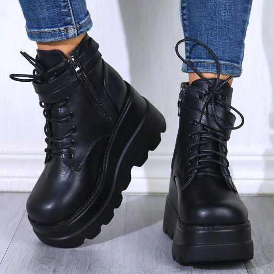 High-Heeled Short Boots