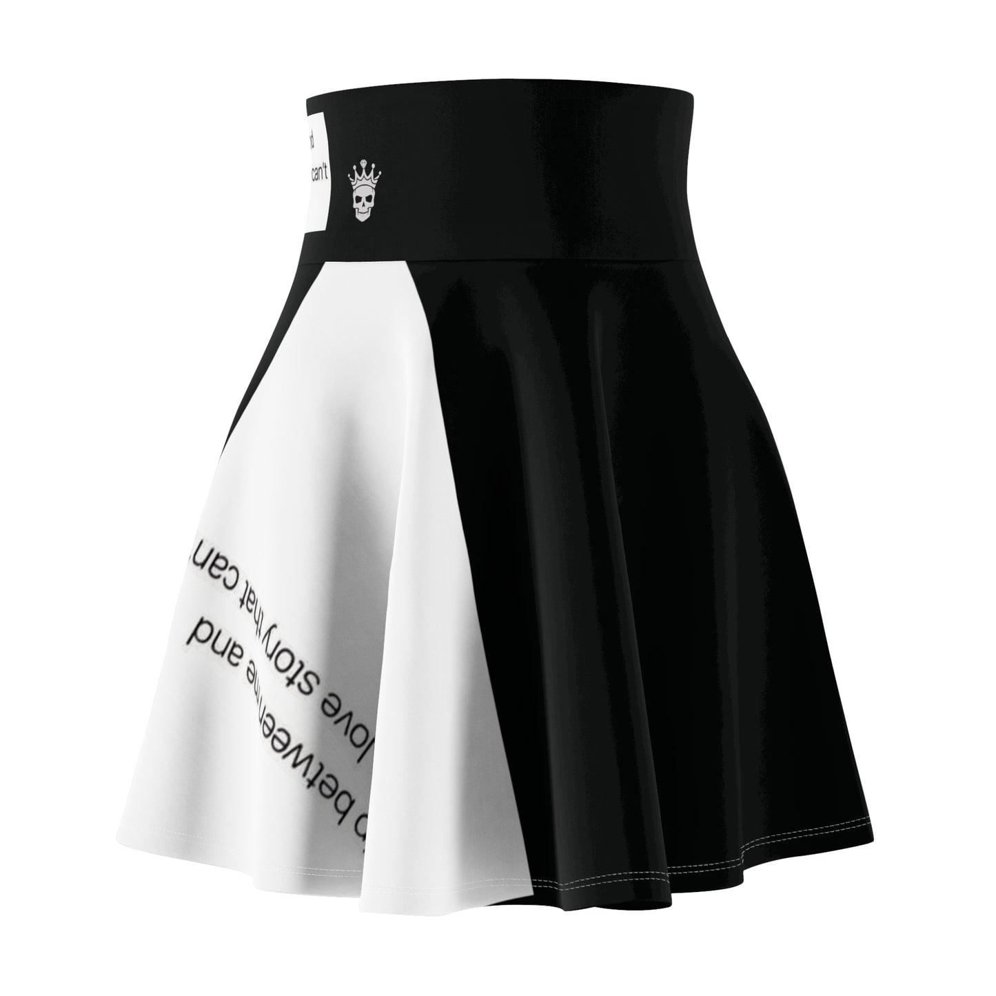 B&WText Skirt