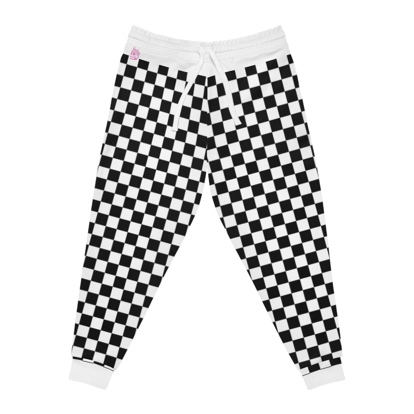 Run Like Hell Checkered Joggers