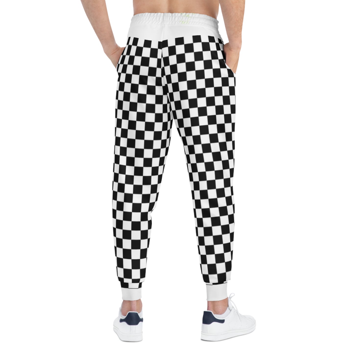 Run Like Hell Checkered Joggers