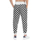 Run Like Hell Checkered Joggers