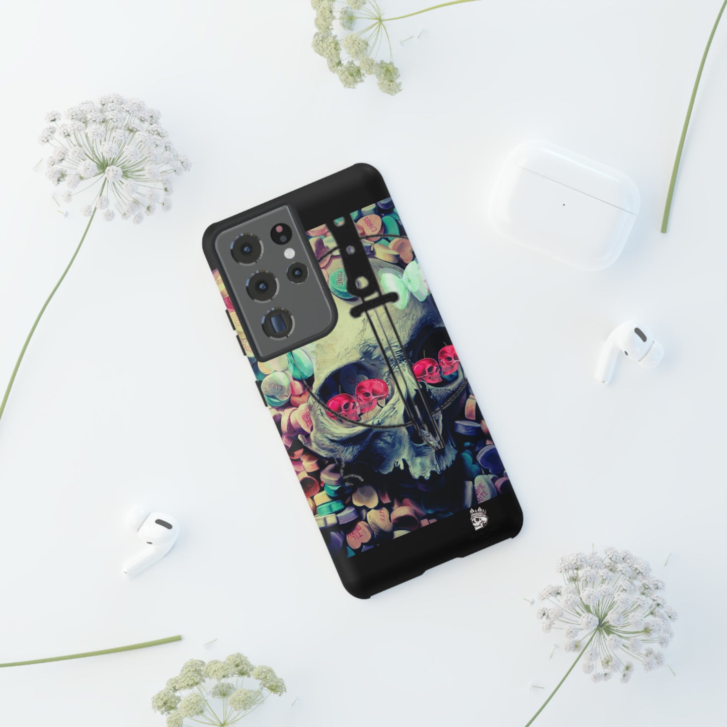 Skull Pink-Eyes Case