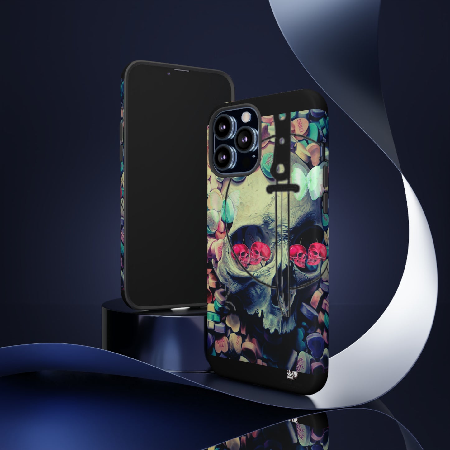 Skull Pink-Eyes Case