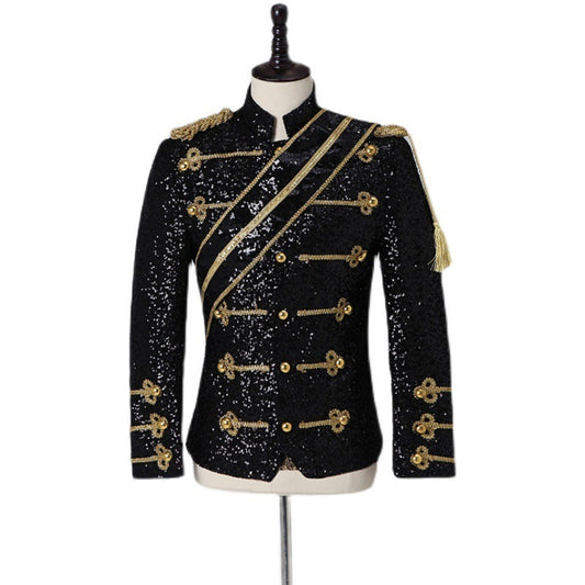 Black Parade Sequined Coat