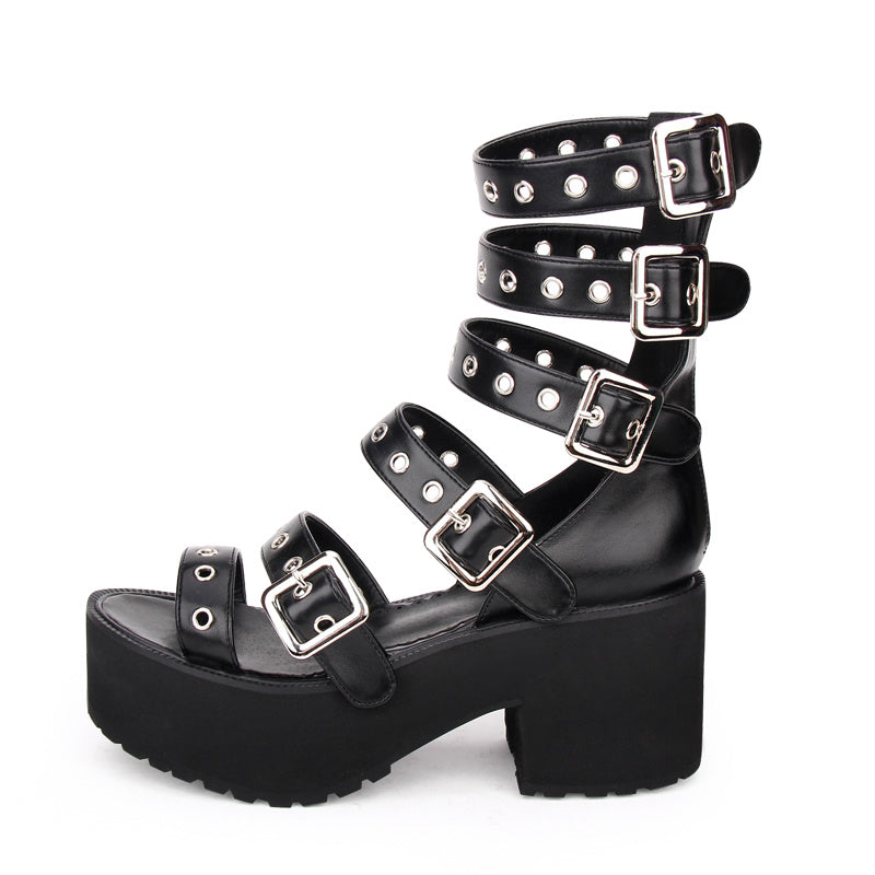 Platform Sandals Goth High Heels