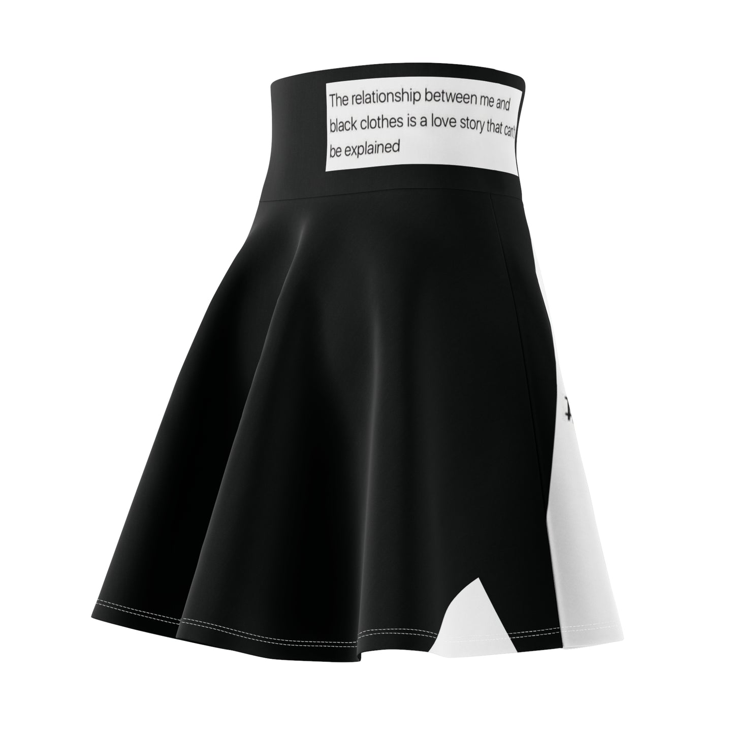 B&WText Skirt