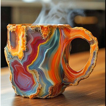 Mineral Crystal Coffee Mug