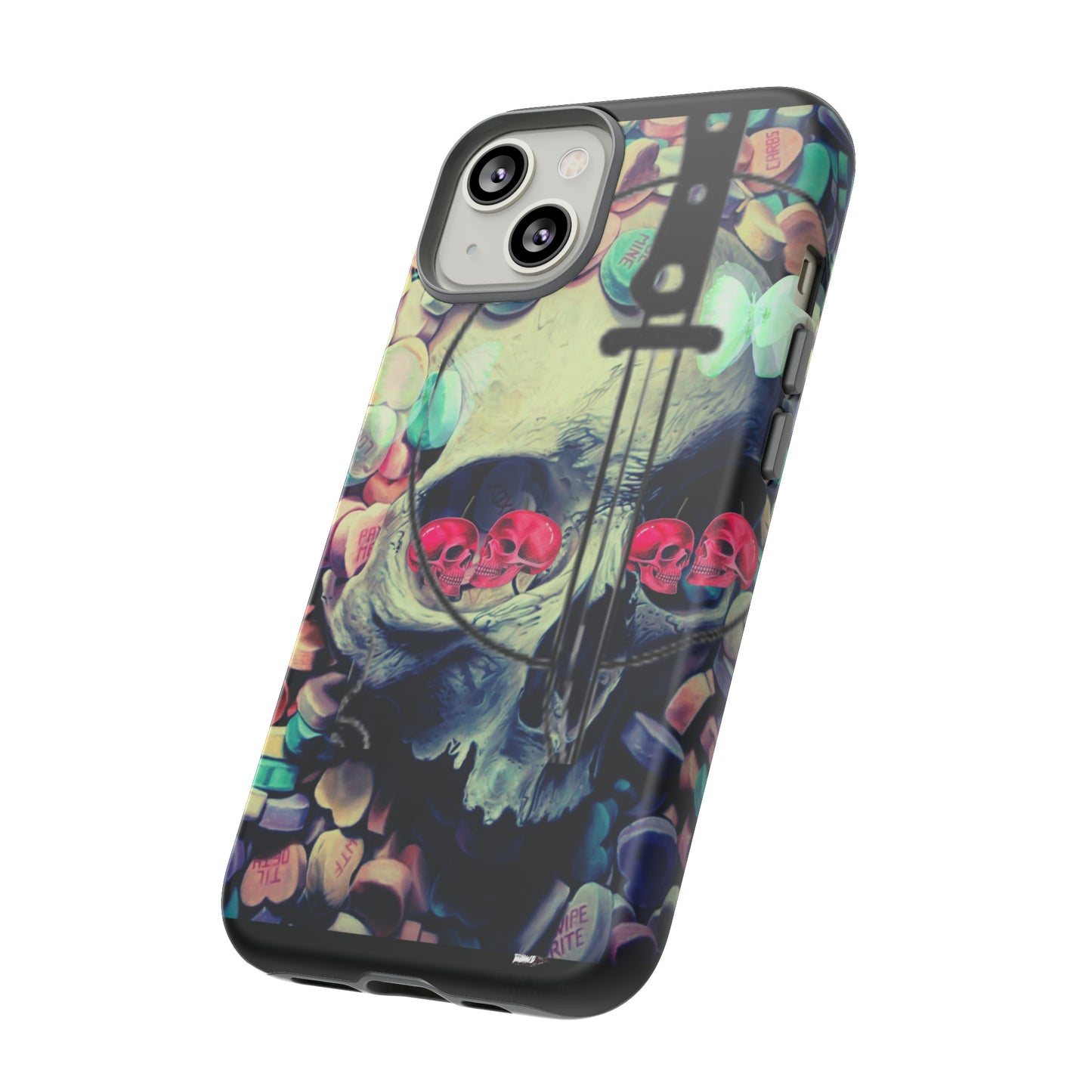 Skull Pink-Eyes Case