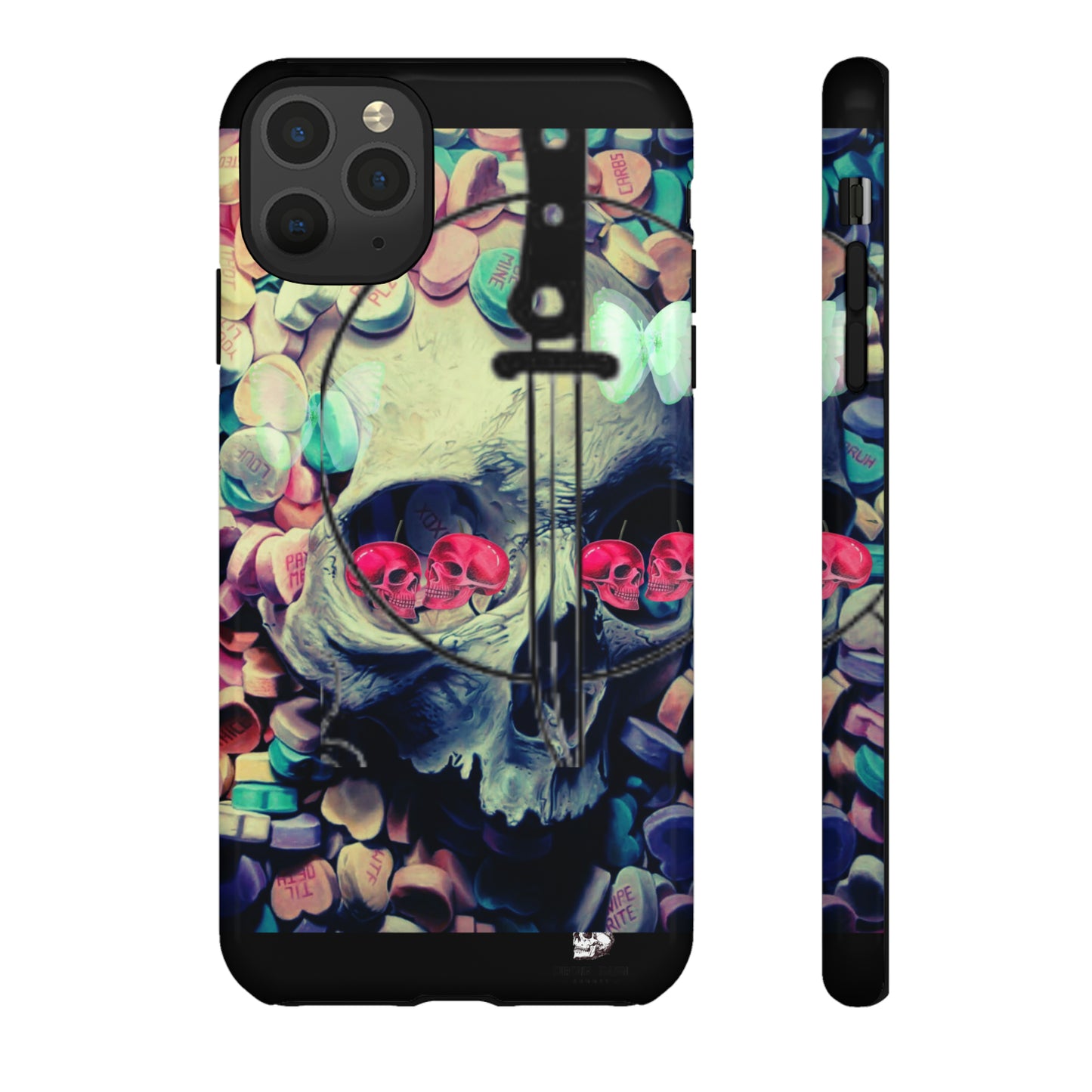 Skull Pink-Eyes Case