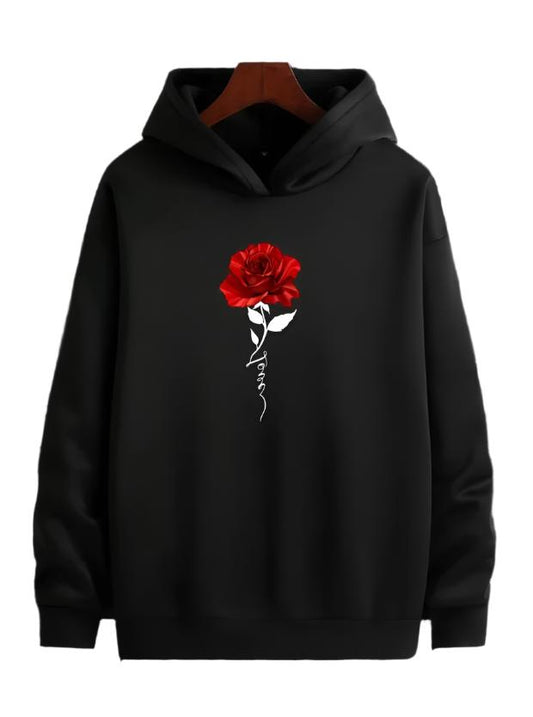 Rose Design Hoodie