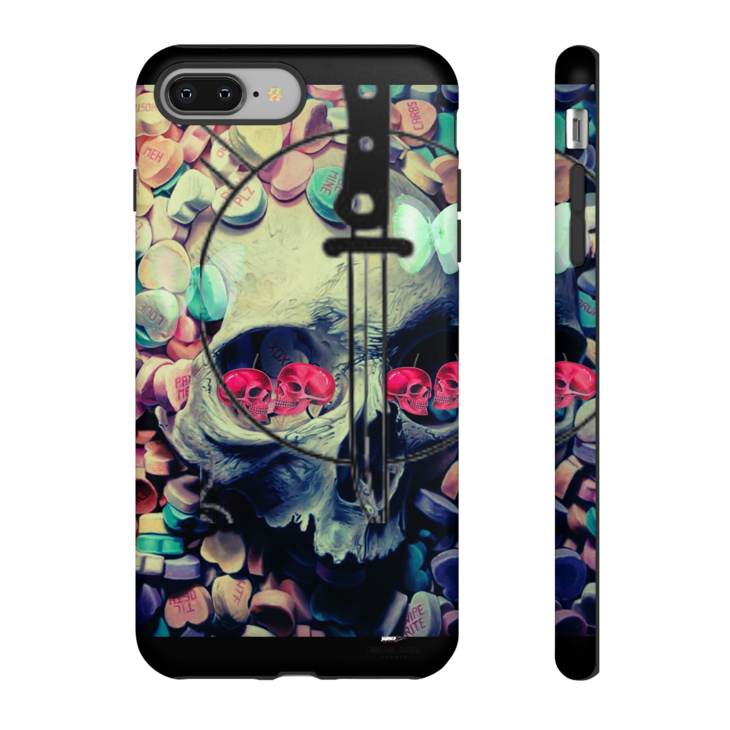 Skull Pink-Eyes Case