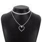 Big Crystal Heart Choker