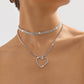 Big Crystal Heart Choker