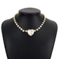 Big Crystal Heart Choker