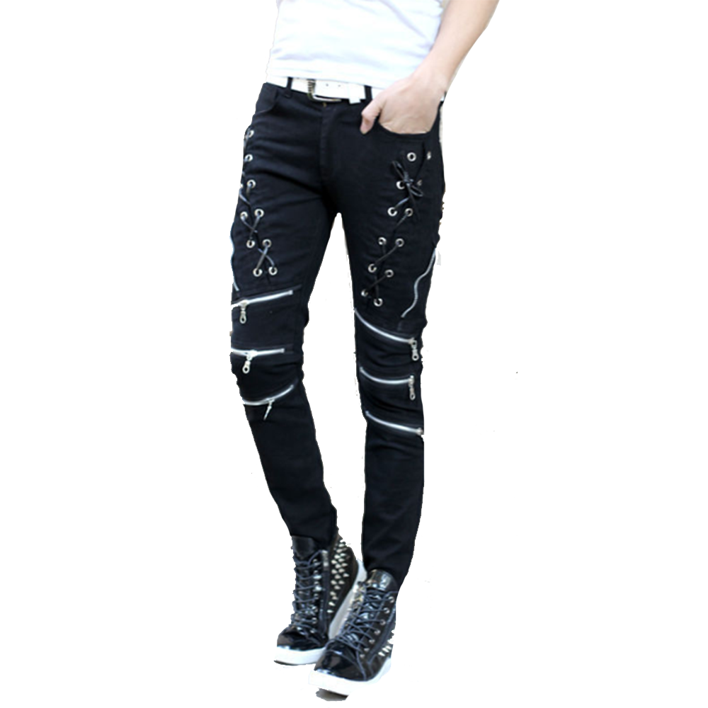 Zipper Chains Jeans