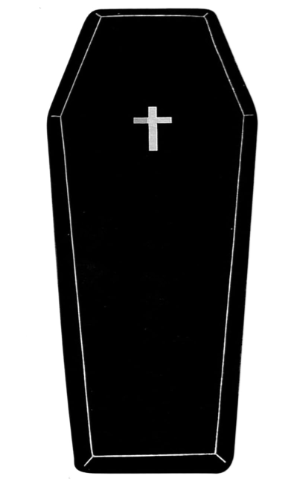 coffin shaped rug