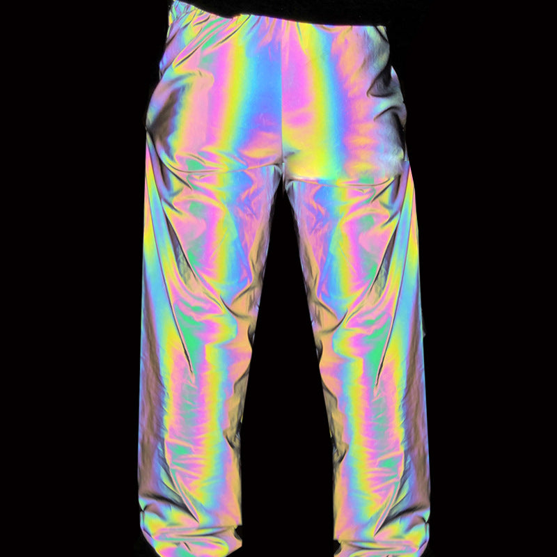 night reflective joggers back view