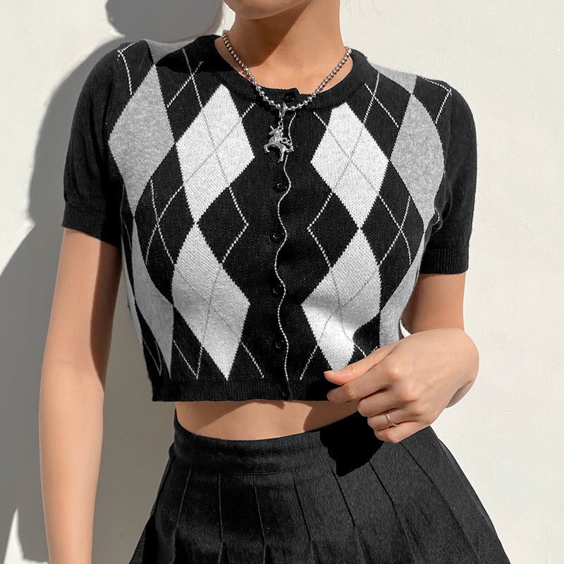 Diamonds Crop Top