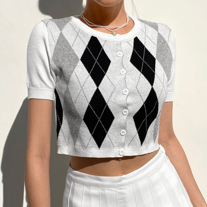 Diamonds Crop Top