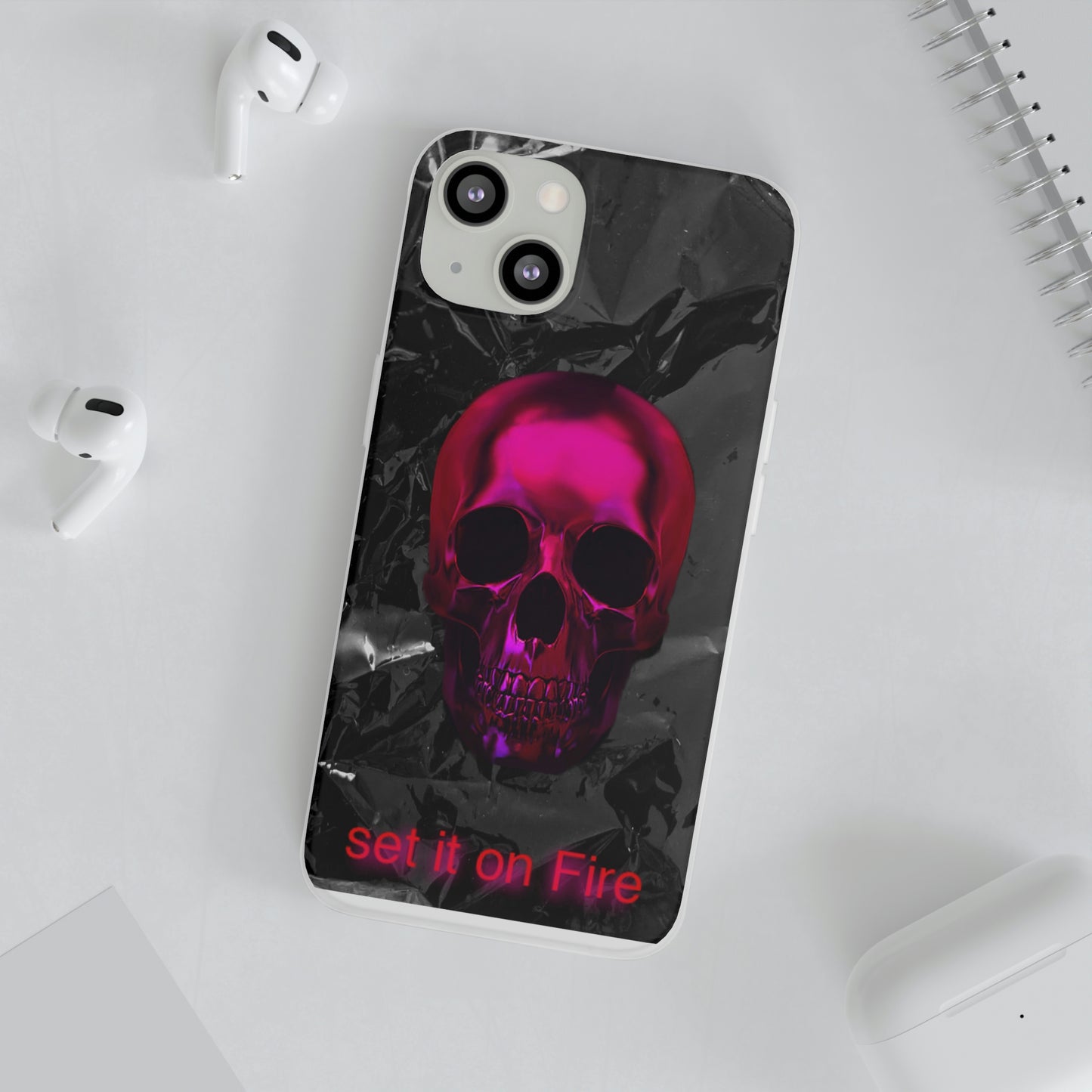 Fire Skull Phone Case