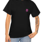 Pink Logo Black T-Shirt