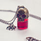 Blood Bottle Skull Necklace