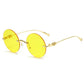 Round Gold Edges Sunglasses