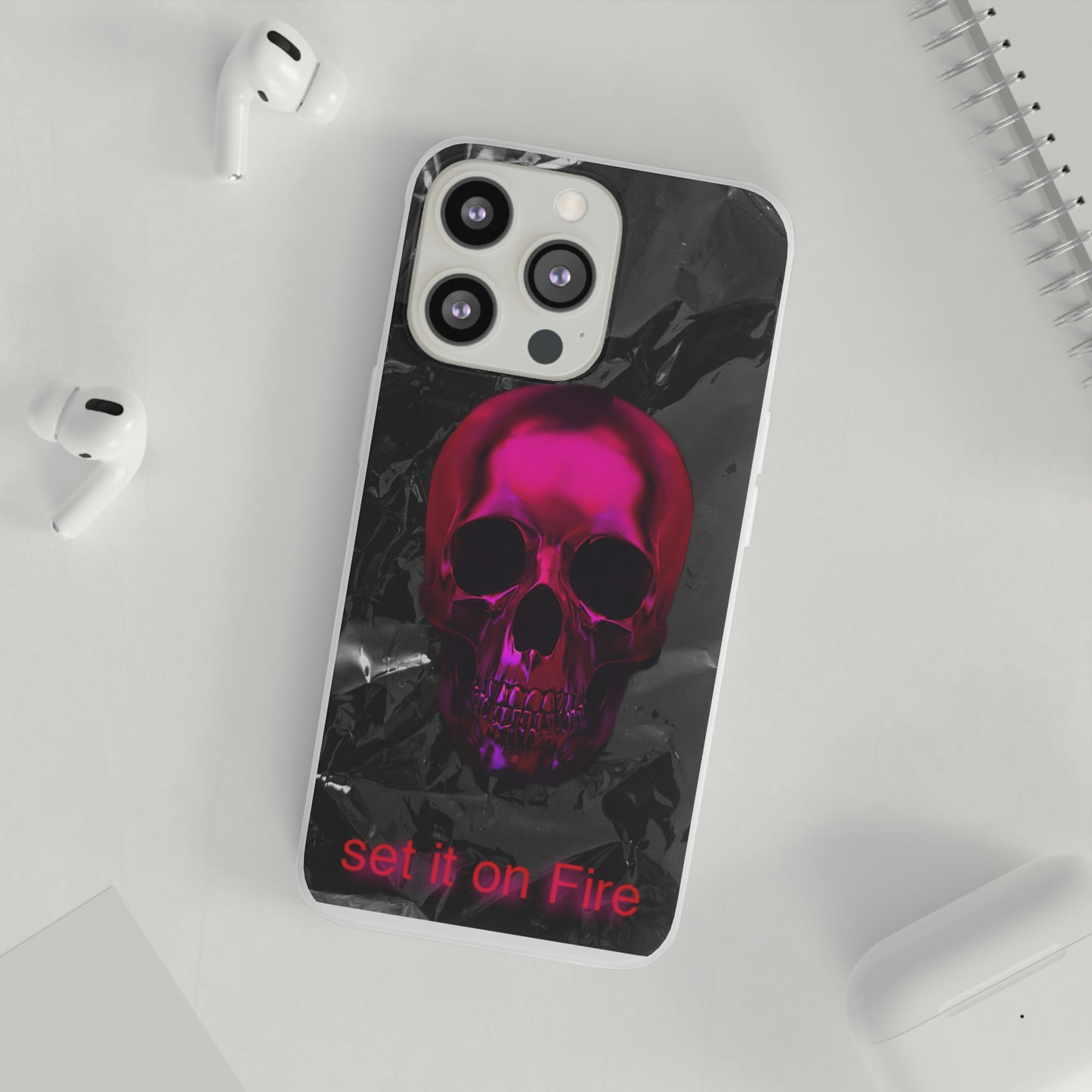 Fire Skull Phone Case
