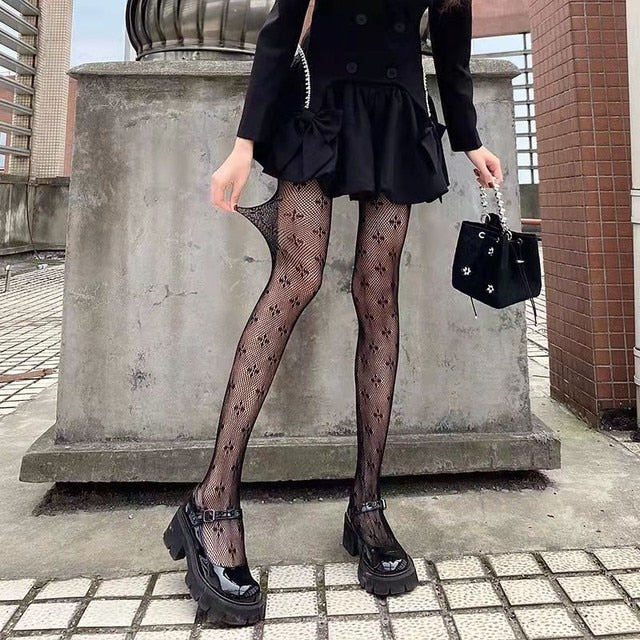 Spider Web Tights