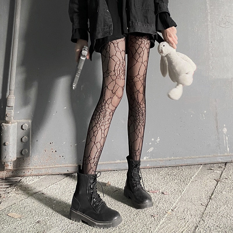 Spider Web Tights