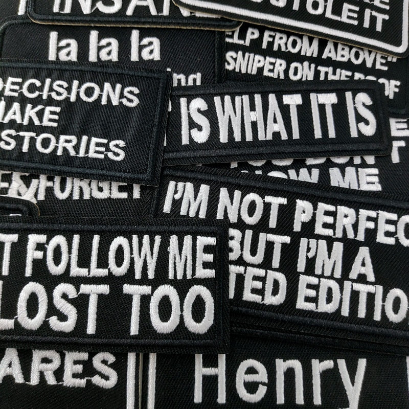 Rocking Quotes Patches