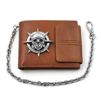 Compass Skull Wallet