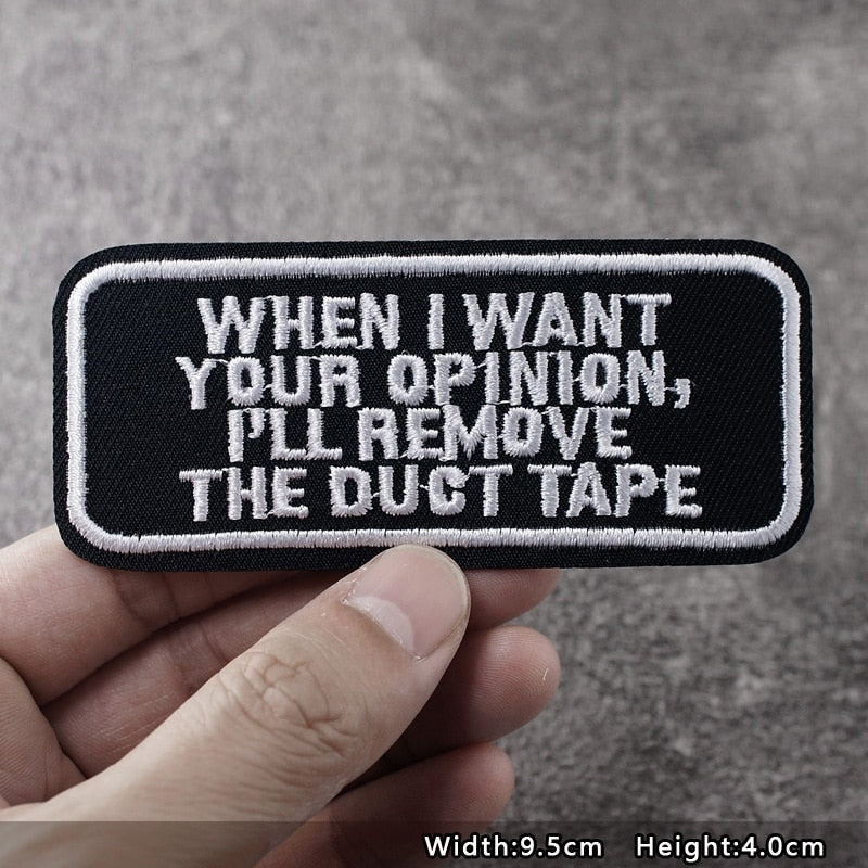 Rocking Quotes Patches