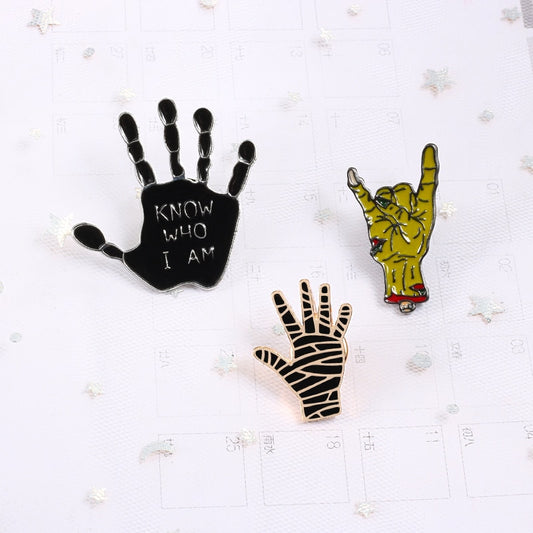 Skeleton Hand Pins