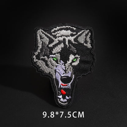 Wolf Cat Set Patches