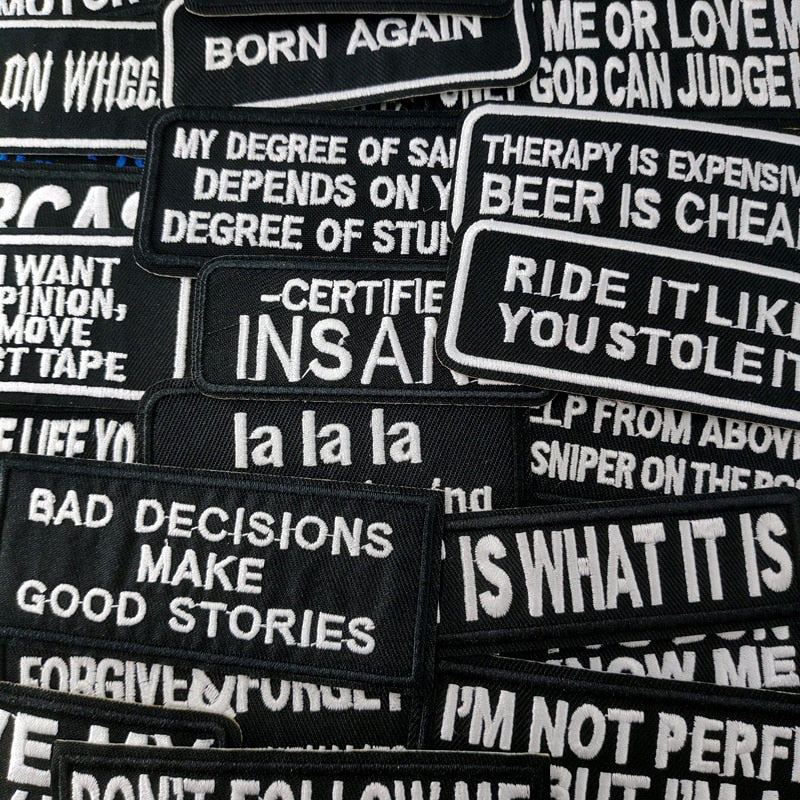 Rocking Quotes Patches