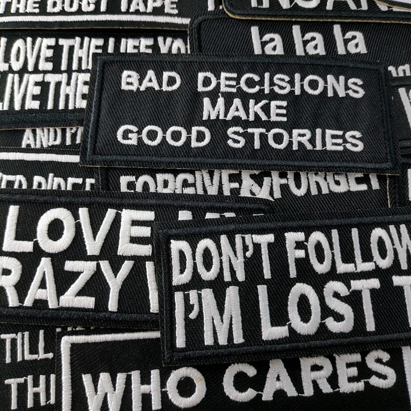 Rocking Quotes Patches