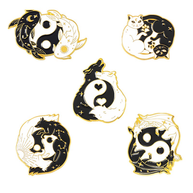 Ying & Yang Pins