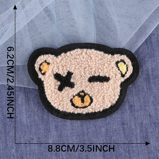 wink teddy bear patch
