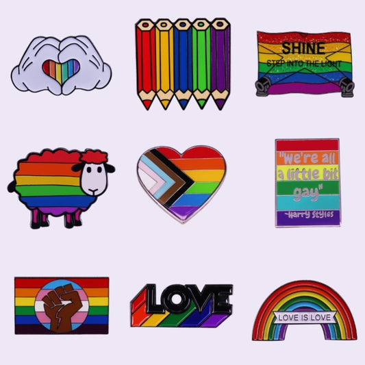 Rainbow Pins