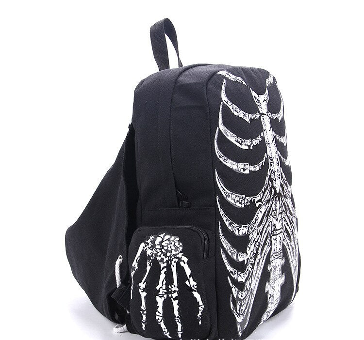 Skeleton Hooded Backpack