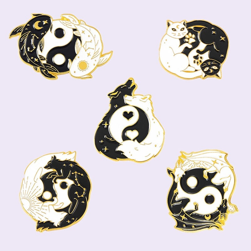 Ying & Yang Pins