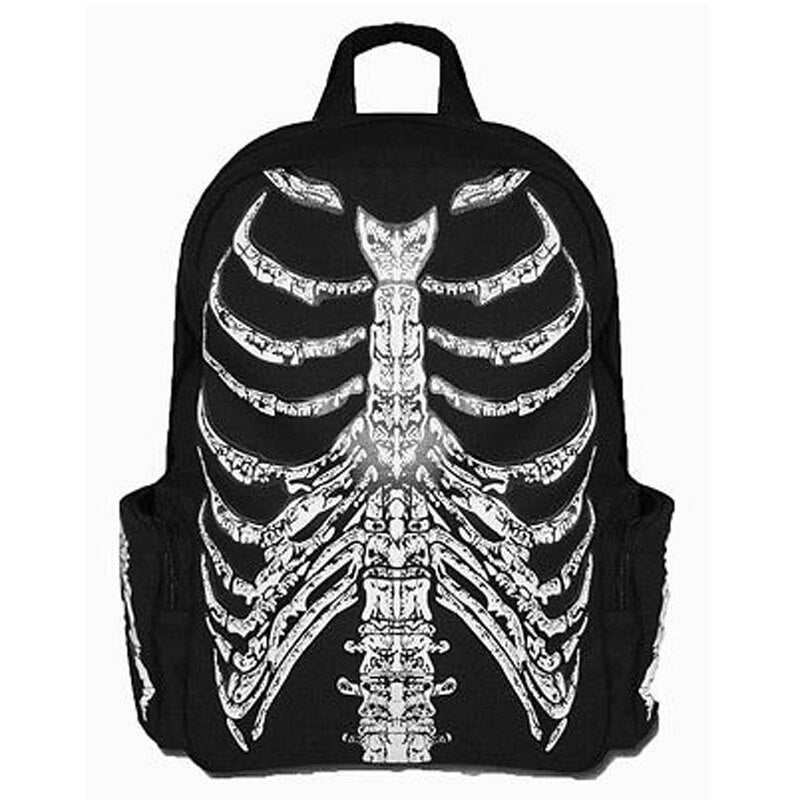 Skeleton Hooded Backpack